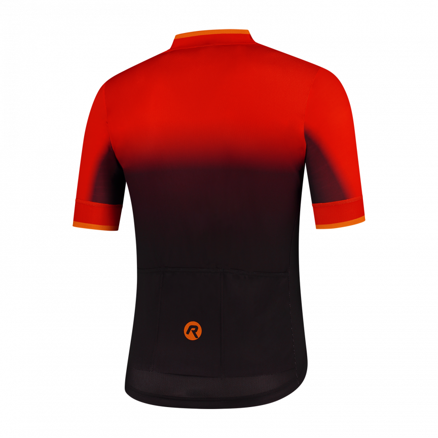 Kinder fietsset Km Horizon + basic broek Zwart/oranje/rood