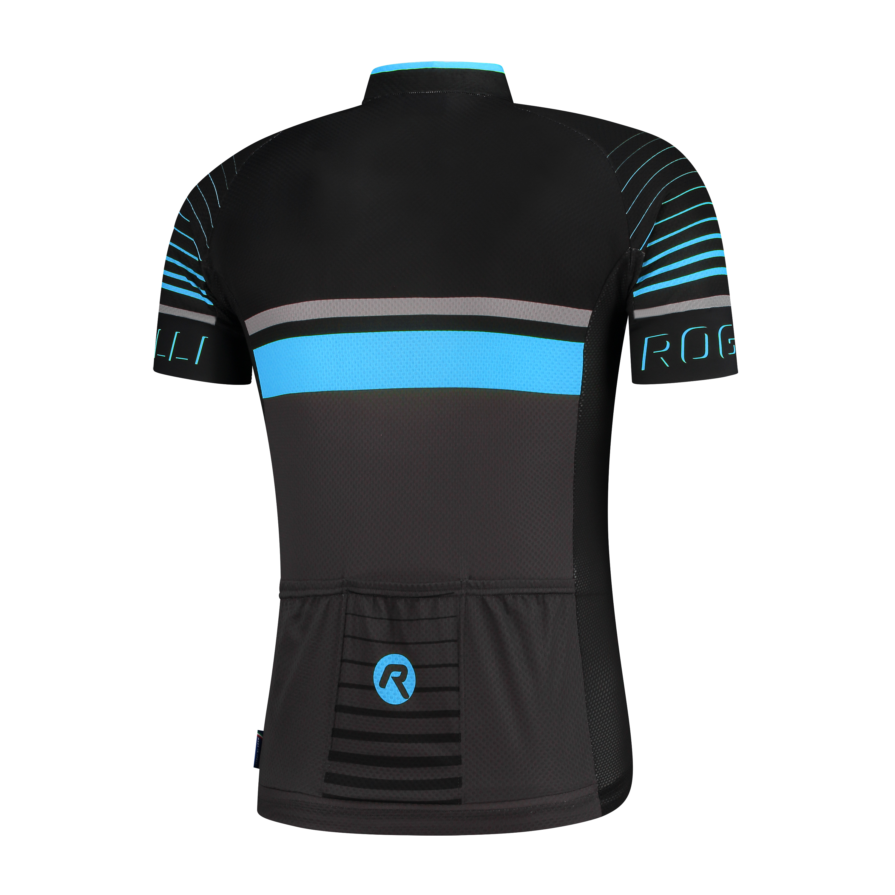 Heren Zomer fietsset Hero shirt + Hero broek Zwart/blauw