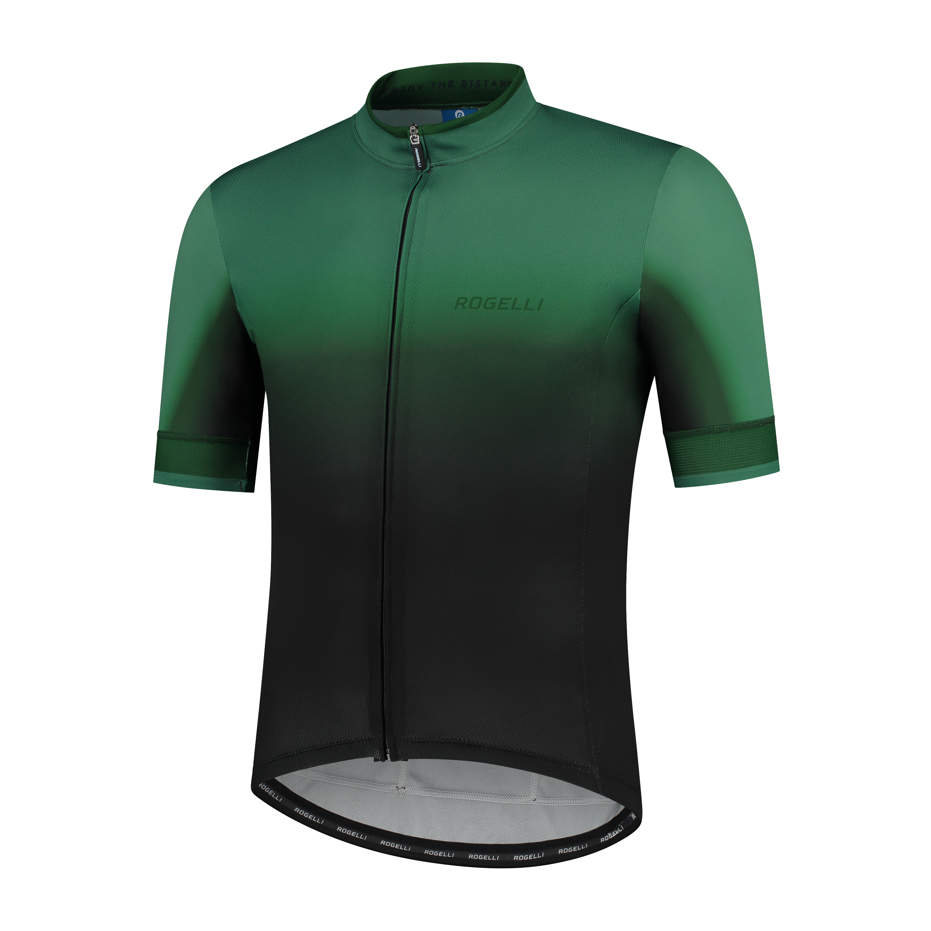Heren fietsset KM Horizon Shirt Zwart/groenen  + Flex KB