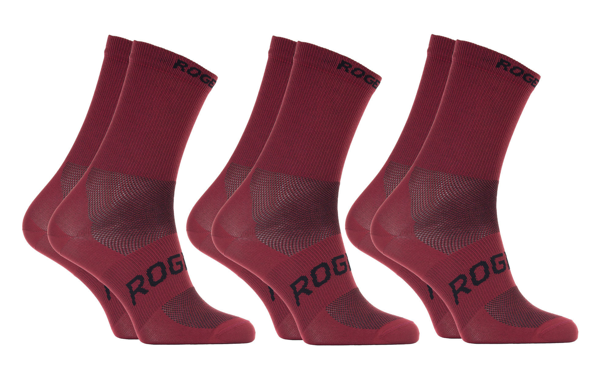 3 Paar sokken RCS-08 Bordeaux