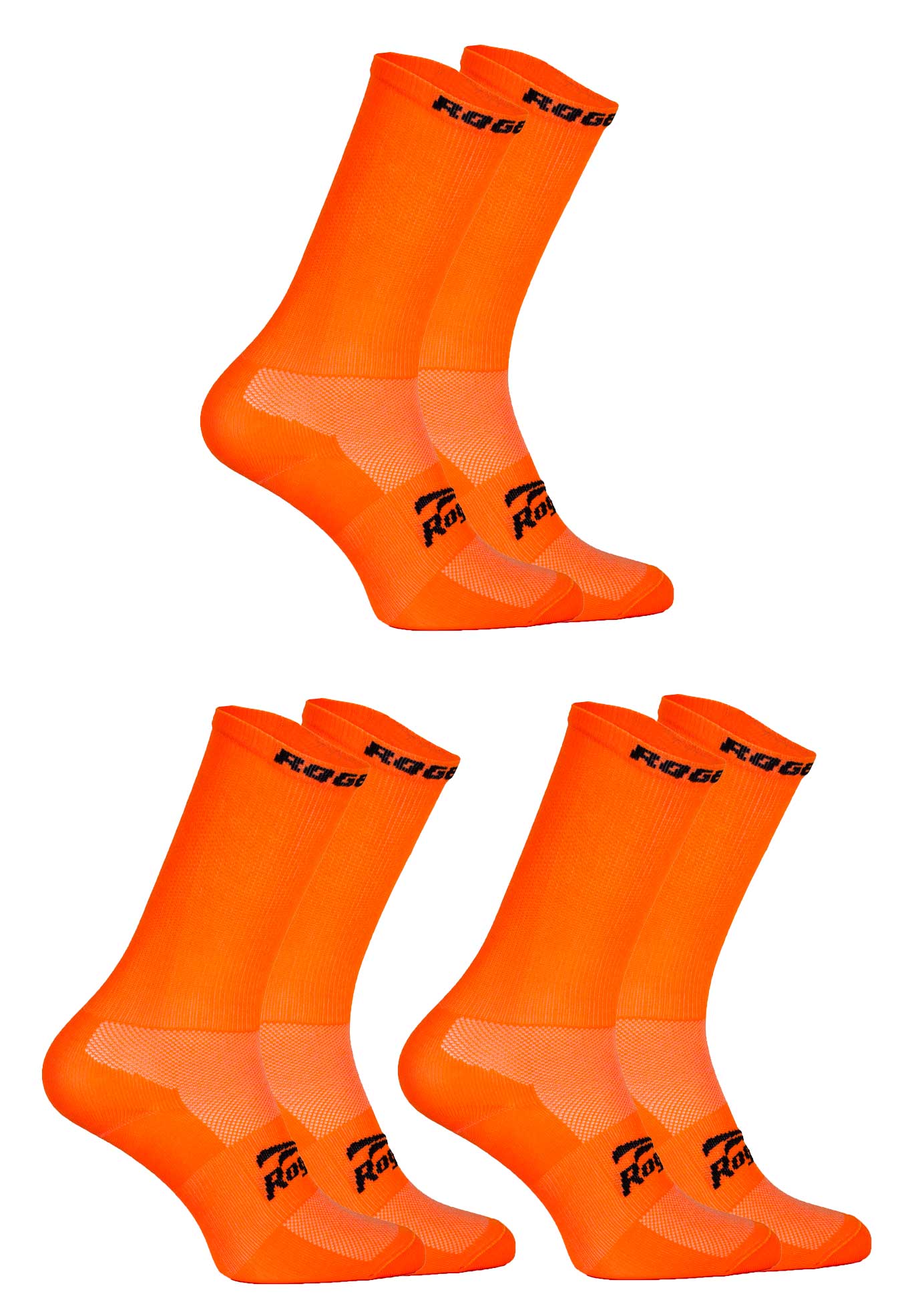 3 Paar sokken halen 2 betalen kleur Oranje