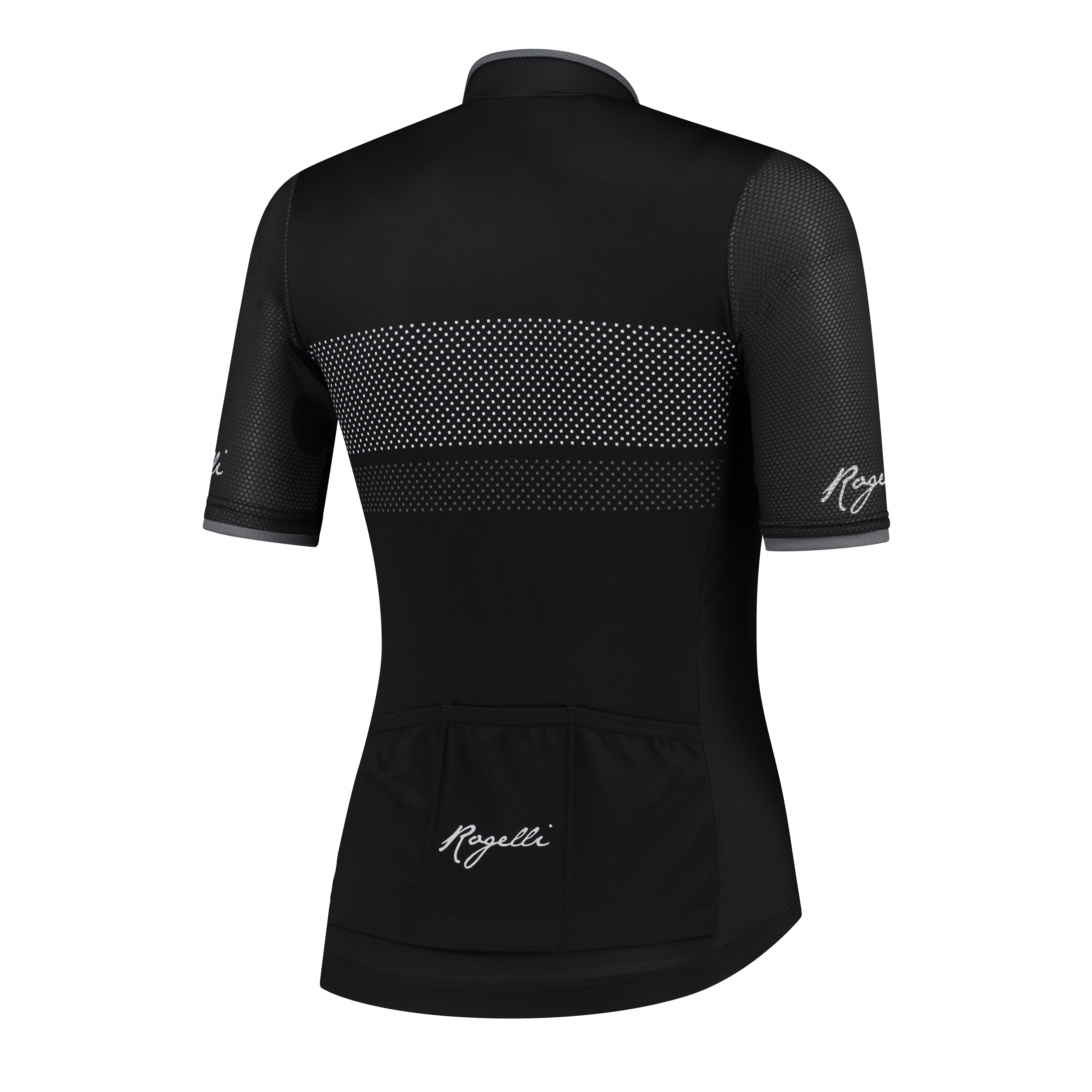 Dames fietsshirt Purpose Zwart wit