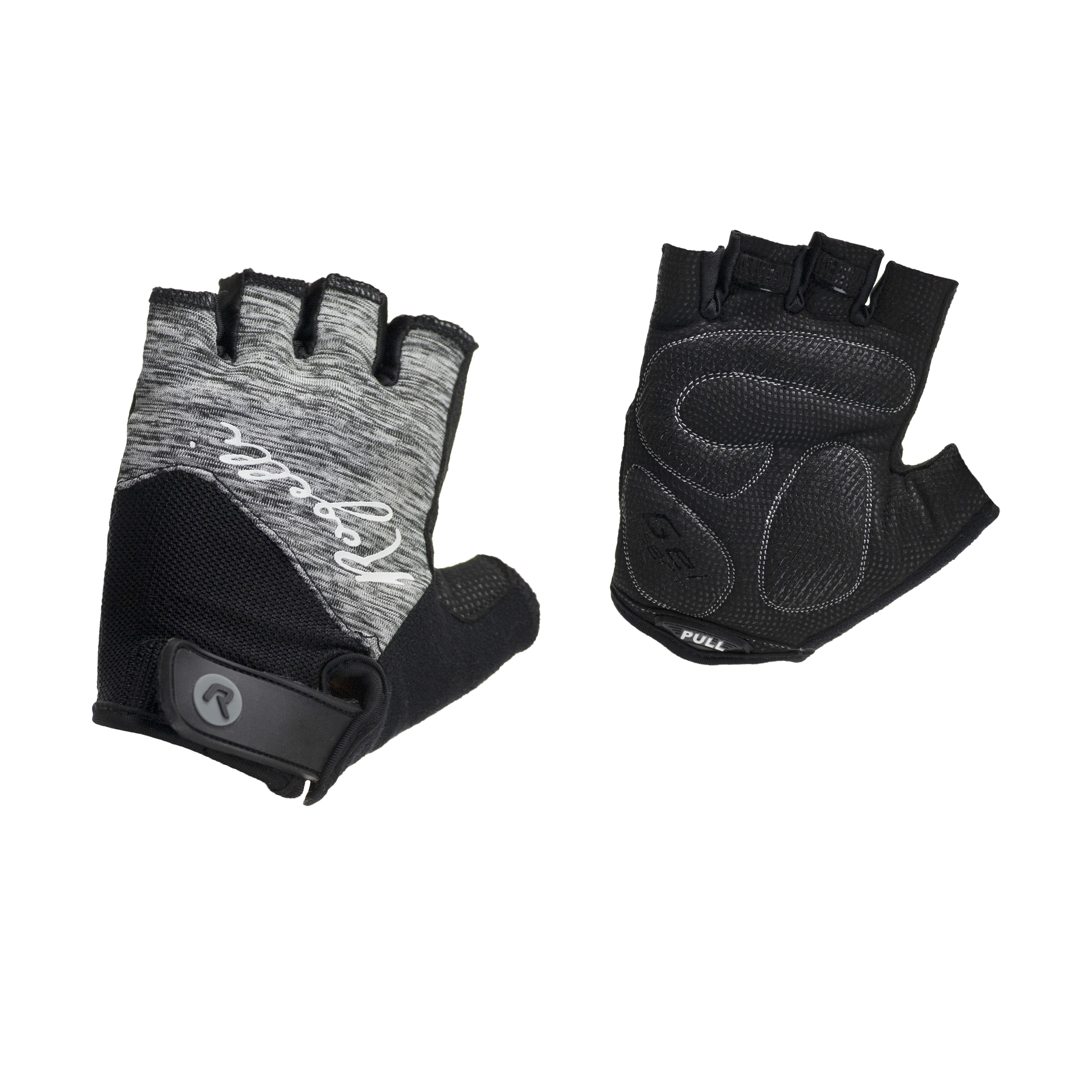 Dolce dames handschoenen Zwart/melange grijs