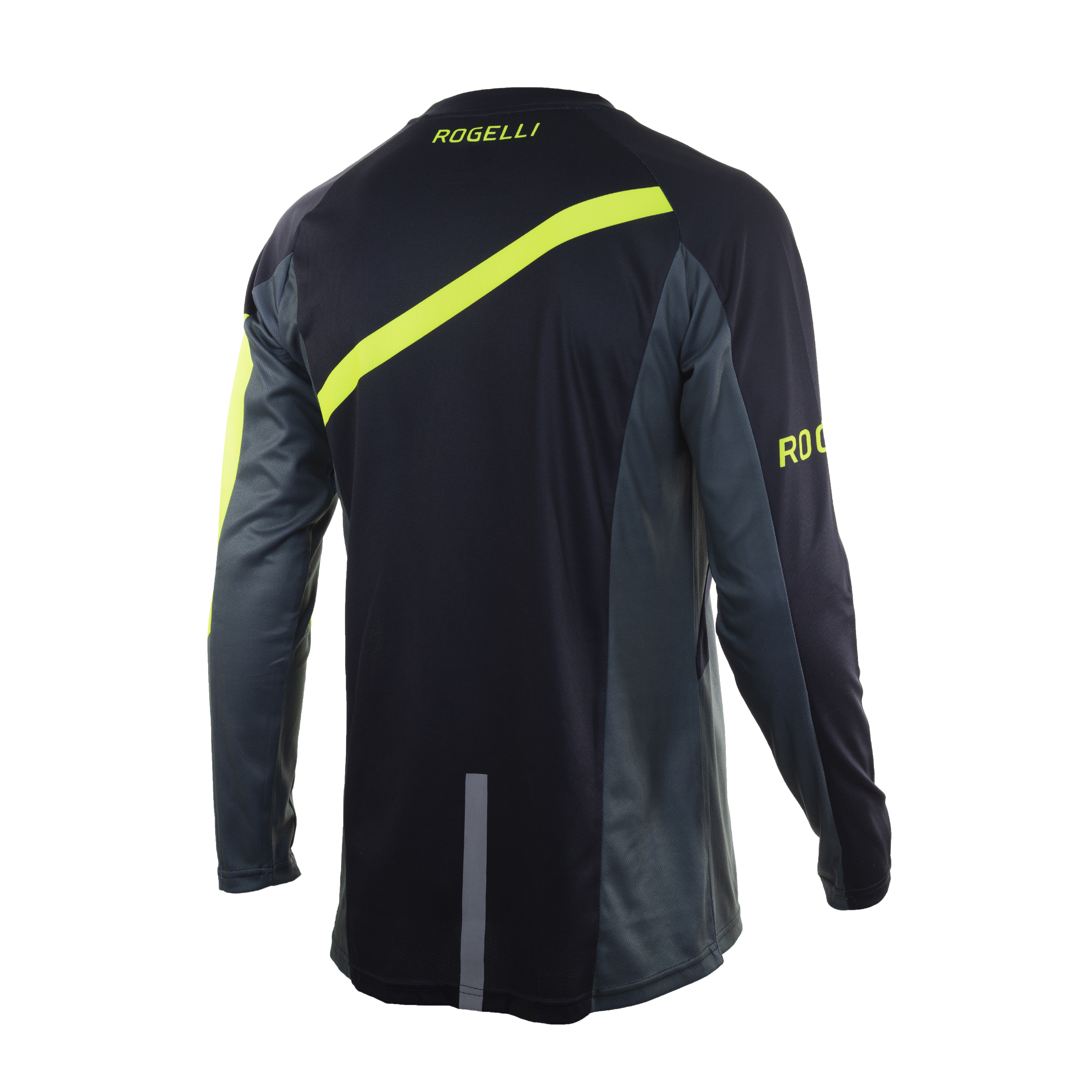 Avonturier Hesje Dekbed Adventure MTB Shirt LM 2.0 Zwart/grijs/fluor... - Fiets en Schaatskleding