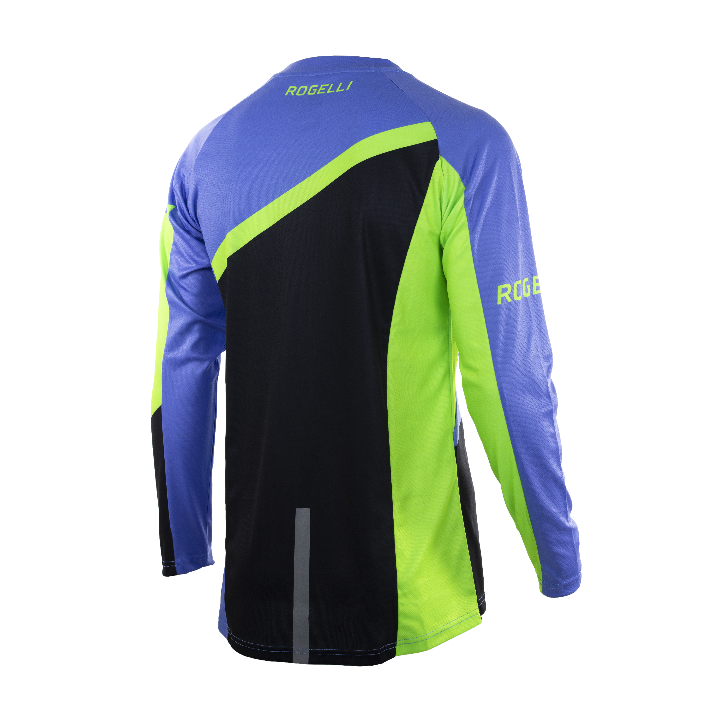 Adventure MTB Shirt LM  2.0 Zwart/blauw/groen
