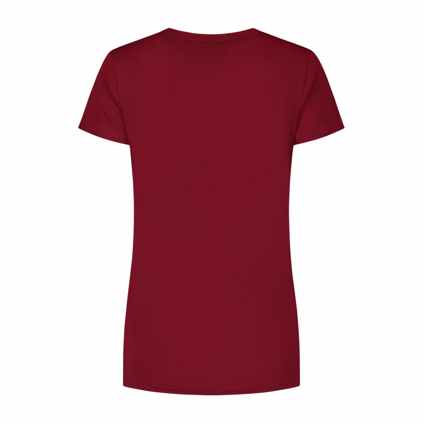 Enjoy Life Graphic T-shirt Dames Bordeux/rood