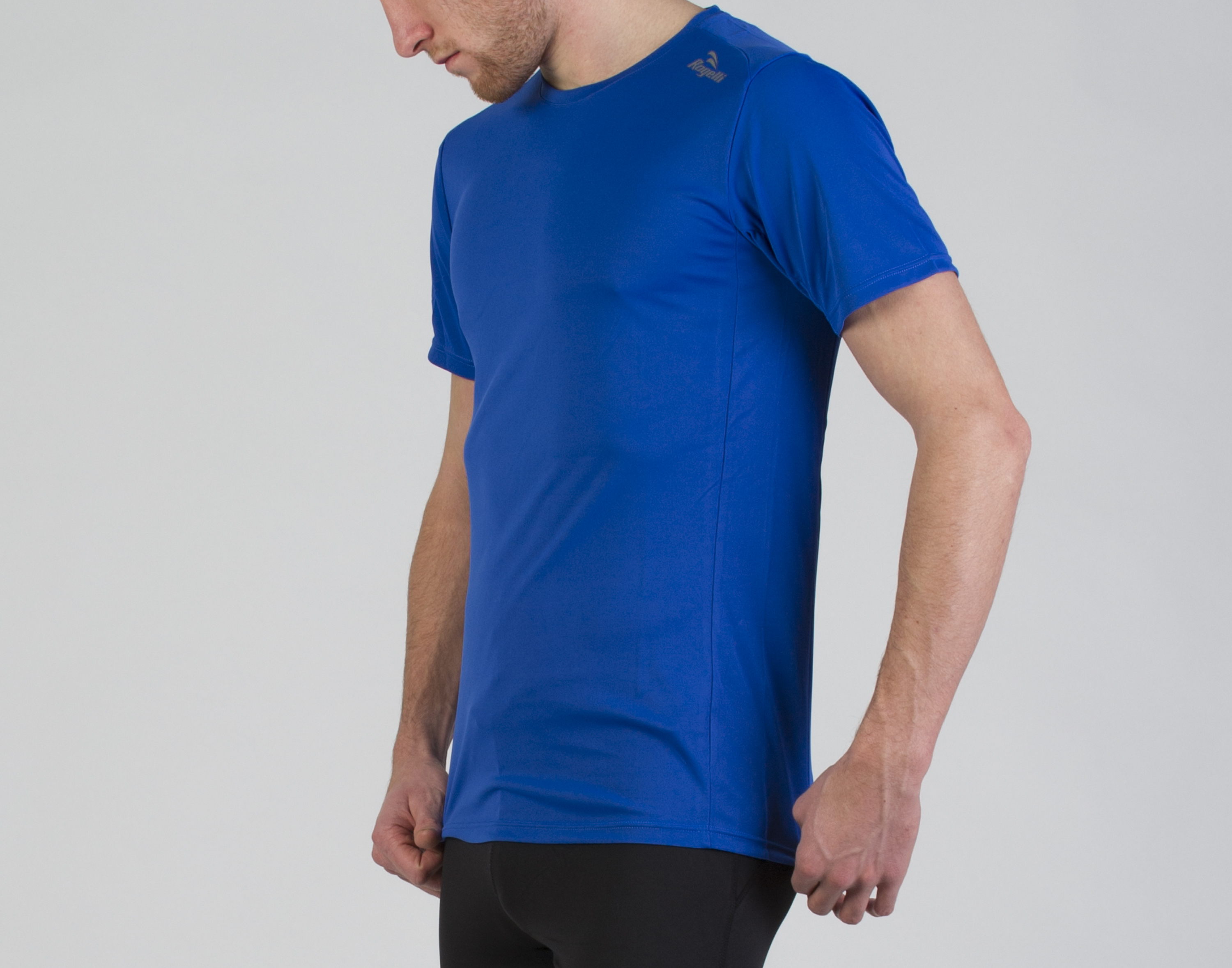 Basic hardloop shirt Blauw