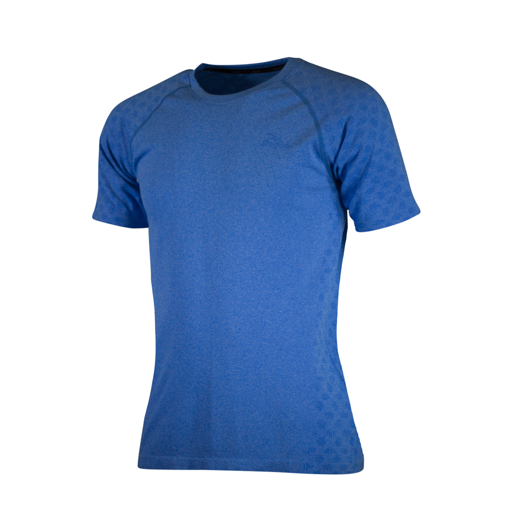 Seamless T shirt Blauw