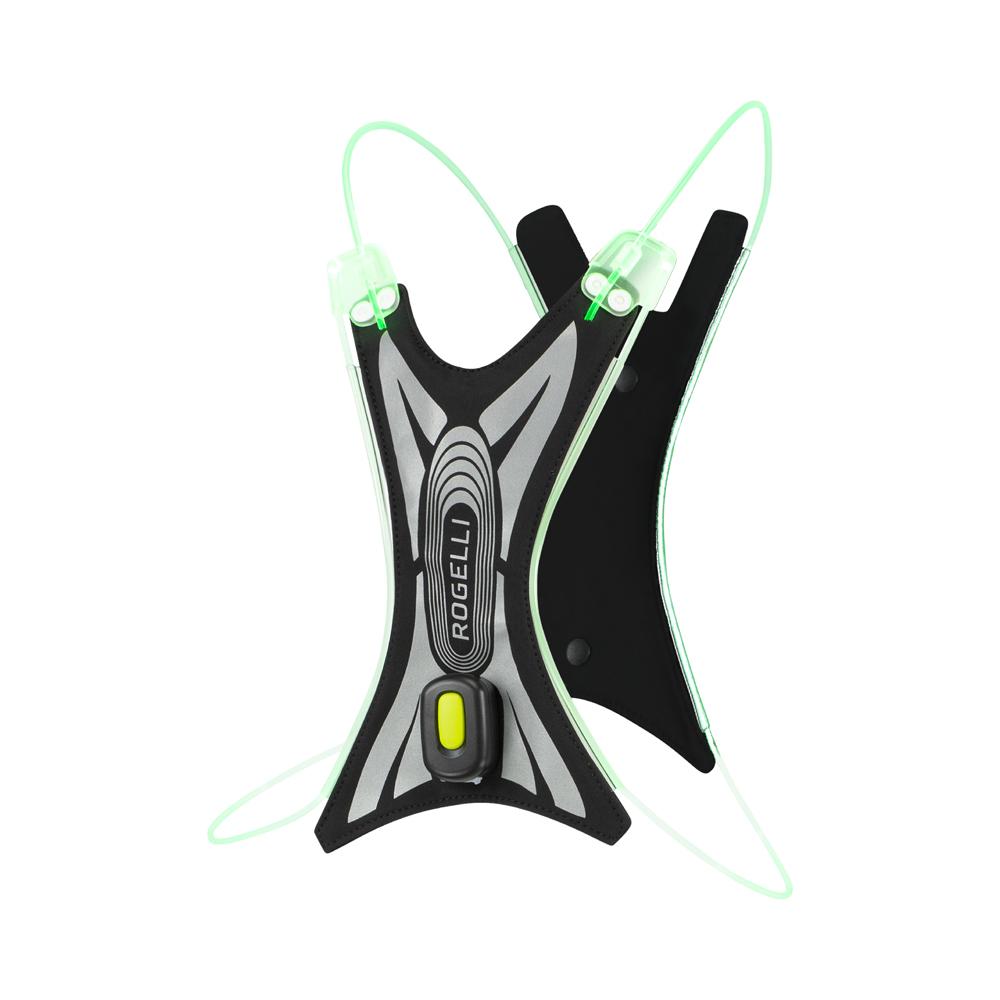 Spider Led Vest  met groen licht