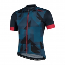 Brisk fietsshirt KM Blauw/rood