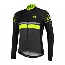 Hero fietsshirt LM Grijs.zwart/fluor