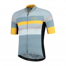 Peakshirt Grijs/oranje