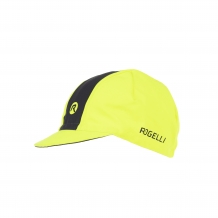 Retro fietspet Fluor geel/zwart
