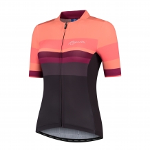 Dames fietsshirt KM Calm Grijs/coral
