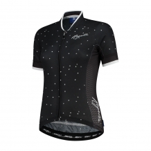 Dames fietsshirt KM Delta Zwart/wit