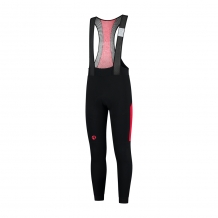 Heren thermo fietsbroek Tyro Zwart/rood