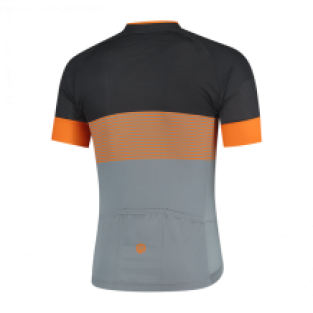 Boost fietsshirt KM Grijs/oranje/zwart