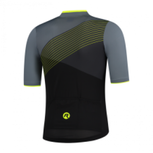 Spike fietsshirt KM Zwart/fluor/grijs