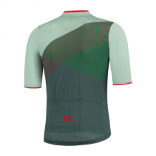 Spike fietsshirt KM  Grijs/rood/groen