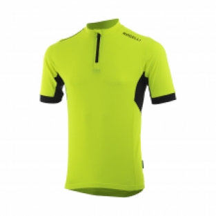 Heren fietsshirt KM Perugia 2.0 Fluor/zwart