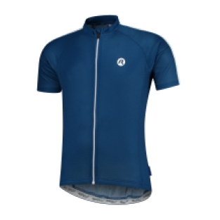 Heren fietsshirt KM Explore Blauw/wit