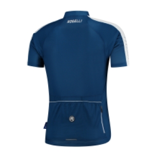 Heren fietsshirt KM Explore Blauw/wit