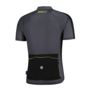 Heren fietsshirt KM Explore Grijs/zwart/fluor