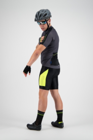 Explore Fietsshirt Heren Grijs/Fluor