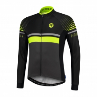 Hero fietsshirt LM Grijs.zwart/fluor