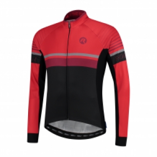 Hero fietsshirt LM Zwart/rood/bordeaux