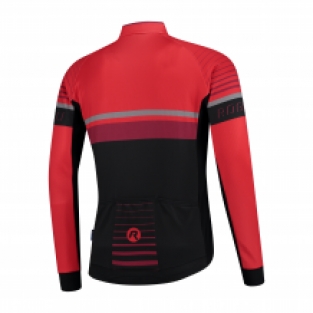 Hero fietsshirt LM Zwart/rood/bordeaux