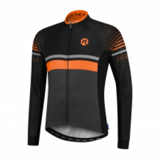 Hero Fietsshirt LM Grijs/zwart/oranje