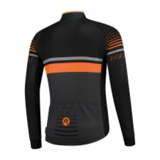 Hero Fietsshirt LM Grijs/zwart/oranje