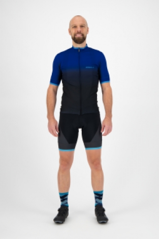 Horizon fietsshirt KM  Zwart/blauw