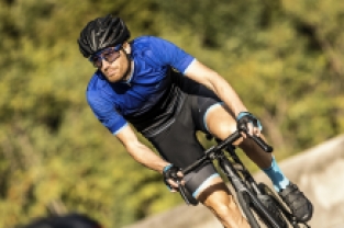 Horizon fietsshirt KM  Zwart/blauw