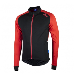 Caluso 2.0 jersey jack Zwart/rood