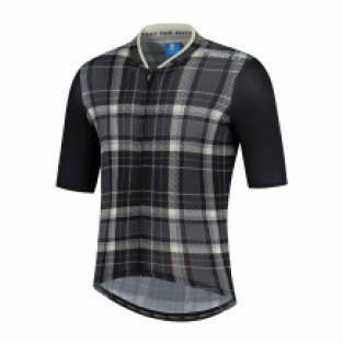 Heren fietsshirt KM Style Zwart/antraciet