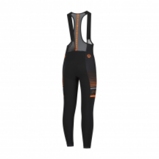 Hero thermo fiets broek Zwart/grijs/oranje