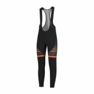 Hero thermo fiets broek Zwart/grijs/oranje