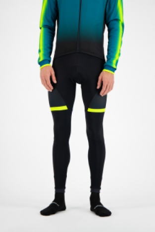 Fuse thermo fiets broek Zwart/fluor geel