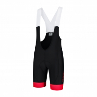 Heren fietsbroek Flex Zwart/rood