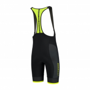 Fuse korte fietsbroek Zwart/fluor geel