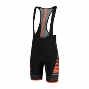 Hero korte fietsbroek Zwart/grijs/oranje