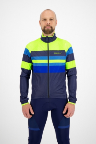 Peak winter jack Blauw/fluor