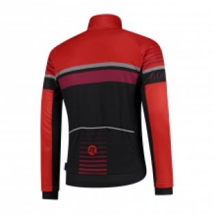 Hero winterjack Zwart/rood/bordeax