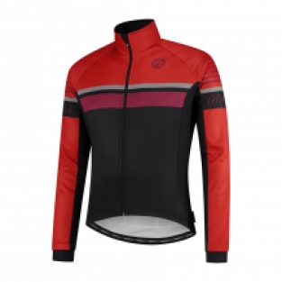Hero winterjack Zwart/rood/bordeax
