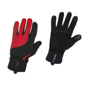 2 delig set Storm handschoenen en Wool sokken Zwart/rood