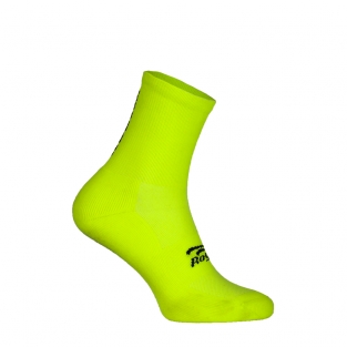 2 Paar Fiets sokken RCS-09 Fluor geel