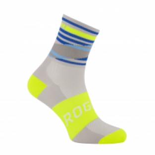 Stripe Sokken Grijs/fluor