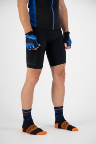 Stripe Sokken Blauw/oranje